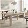 Dmora - Tavolo allungabile Caladora, Consolle estensibile multiposizione, Tavolo da pranzo con allunga, 140/190x90h77 cm, Rovere
