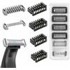 SEASJHBAY Pettini guida per O Blade Trimmer QP2724, QP2824, QP2520, QP2630, QP6551 - Set di 6 pezzi (protezione della pelle 0 mm, pettine corpo da 3 mm, 4 pettini bidirezionali da 1/2/3/5 mm, cappuccio