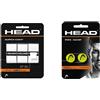 Head Supercomp Overgrip Tennis Accessori Unisex Adulto, White, One Size & PRO Damp Gomma Siliconica, Tennis Accessori Unisex Adulto, Yellow, One Size