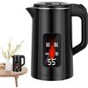 Generico Bollitore elettrico in acciaio inossidabile - caldaia in acqua calda da 3 litri per cucina e casa | Pentola di scaldabagno rapido riscaldante per tè, caffè, cucina, ufficio, camera da letto,
