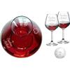 MASTERLASER3.0 Set 6 Bicchieri Vino e Decanter Personalizzati - Calici Vino Rosso e Caraffa Incisi - Personalizzabili con nomi, iniziali e data. Migliore idea regalo (Set Decanter + 6 calici Rosso)