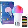 Lepro B2 AI Lampadina Smart E27, 1100LM RGB&Luce Bianca Regolabile | Progettista Illuminazione AI Personalizzato, Funziona con Alexa/Google Assistant, Connessione Wi-Fi/Bluetooth, Sync Musicale