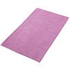 Decomira Tappeto Bagno Antiscivolo in Ciniglia | Tappetino bagno super assorbente, lavabile in lavatrice | Per il bagno, la doccia, la vasca da bagno o come tappetino WC | Viola - 70x120 cm
