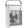 Faticenic Mini condizionatore portatile, ventola del condizionatore 3 in 1 con 5 velocità, serbatoio da 680 ml, ventola alimentata tramite USB per casa/ufficio/dormitorio/campeggio, bianco, mini condizion