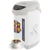 YOICUATGNA Dispenser per acqua calda, bollitore per vin brulé, 4 l, in acciaio inox, con termostato e protezione da surriscaldamento, distributore automatico di bevande calde, 750 W, per scuola, casa, ufficio