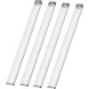 ALLWSLucky 4 Pezzi Barra 168 LED 12V, Barra Striscia Lampada con Interruttore, 40cm Barra Luminosa 12V con 2000LM 8W, 6000K Lampada 12 volt LED Camper per Auto, Camion, Caravan, Furgone, Barca
