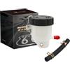 LE LEFOSSI Serbatoio Liquido Freni Moto Coppa Olio Serbatoio Pompa del Freno Parte per Compatibile con Suzuki GSXR 600 GSXR 700 GSXR 1000 SV650 SV1000