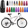 GHPKOTW 20 Tappi Valvola Presta Bicicletta, Tappo Valvola Alluminio Anodizzato Multicolore, Stile Francese, Anti-Polvere, Per Mountain Bike, Bici Da Strada, Ciclismo