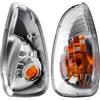 KINGVANS Indicatori di direzione per specchietto retrovisore esterno con funzione di indicatore laterale - per Renault Master/Opel Movano/Nissan NV400 (Interstar) 2006-2024 (sinistra (LH) lato