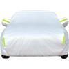 Tefebatu Telo Copriauto da Esterno per Citroën C3 2024-2028,Telo Copriauto da Esterno Copertura Auto Impermeabile Traspirante con Zip Laterale.