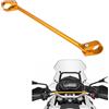 Tunejoy Barra Trasversale Moto 22mm Manubrio per l'Equilibrio del Motocicletta in Alluminio Barra di Bilanciamento di Moto Regolabile per Moto da Cross 400mm Oro