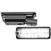 TitanAuto 2pc LED Bianca Targa Luce 12V Compatible for VW Golf 4 5 6 7 MK4 MK5 MK6 MK7, Compatible for Passat B6 B7 B8 CC Eos Polo Lupo Scirocco Beetle, Luci Targa Posteriori a LED Impermeabili Senza Errori