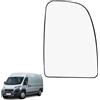Ruolin Vetro Specchietto Retrovisore Destro, Vetro Specchio Retrovisore Esterno Auto Compatibile con Ducato Jumper Boxer 2006-2021