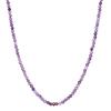 BERGERLIN Collana Ametista viola - catena viola - oro - XS-S