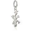 NKlaus ciondolo a catena da donna salamandra argento 925 18x10mm motivo lucertola talismano amuleto 6803