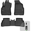 FROGUM ProLine 3D Set Esclusivo di tappetini auto per Fiat Doblo II Cargo Maxi 2010-2020 | Materiale TPE durevole | Bordini più alti