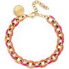 SINGULARU Bracciale da donna Link Tropical Acciao Placcato Oro