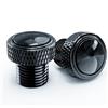 ZESIDIMO 2 Pezzi Tappi Specchietti Foro Viti Bulloni Moto M10 * 1.25 Universali Vite Copri Specchietti per in Orario e Antiorario CNC Alluminio (Nero)