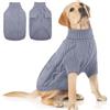 FFWTPY Maglione Caldo Invernale Trecce Collo Alto Cani Cuccioli Vestiti Animali Domestici Abbigliamento Termico Taglia Grande