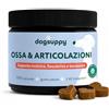 DogSuppy Ossa & Articolazioni, 100% Naturale, Glucosamina, Collagene, Cozza Verde, MSM - per Cani di Piccola, Media e Grande Taglia | 60 Unita