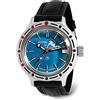 VOSTOK | Orologi da polso subacqueo automatico a carica automatica | WR 200 m | Amphibia 420059 | Moda | Business | Orologi Casual Uomo, Pelle nera, Diver