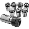 HOMEDEK 7 pinze a molla ER11 da 1-7 mm con di estensione del supporto 'albero motore ER11A da 5 mm