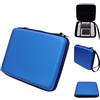 Techgear®, custodia rigida protettiva per Nintendo 2DS, giochi e accessori, BLUE, Nintendo 2DS
