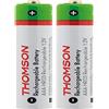Thomson Confezione da 2 batterie ricaricabili HR03 AAA 900mAh