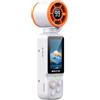 Generic Action camera 2 in 1 1080P HD Vlog con ventola di raffreddamento integrata, obiettivo girevole a 180°, videocamera portatile con batteria da 2000 mAh per registrazione giornaliera Live Streaming