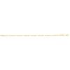 DelPia, Bracciale Unisex Tecnica Brevettata 2begold in Oro 18kt e Anima Argento Sterling 925 Modello Figaro (20,5cm)