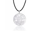 VASSAGO Occhio di Horus Collana Occhio di Ra Simbolo di Horus Acciaio inossidabile Ankh Occhio di Horus Ciondolo Collane Gioielli egiziani Regalo per gli uomini Donne (Croce Ankh - Argento)
