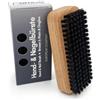 remos professional body care REMOS Spazzola per mani e unghie in legno di faggio con setole di cinghiale | Setole di cinghiale robuste per rimuovere lo sporco ostinato