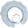 Godneei Cappello Doccia Bambini Proteggi Occhi e Orecchie Silicone Regolabile Cuffia Doccia Visiera Shampoo Bambini (Blu)