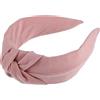 VOCOSTE Cerchietti Annodati Rosa 1pc Per Capelli Tessuto