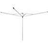 Brabantia Essential Stendibiancheria da Esterno con Capottina Protettiva, 4 Bracci, 40 m, Metallic Grey
