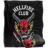 Stranger Things Hellfire Club Logo Coperta super morbida al tatto setoso - 152 x 127 cm