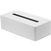 Yamazaki 4215 TOWER Tissue Case, white, Steel, 26.5 x 13.5 x 7.5 cm