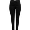 JDY - Moon HW SK Ank Jeans Blk DNM, Jeans Donna