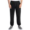 Fruit of The Loom Eversoft - Pantaloni da Allenamento in Pile, Nero, L