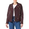 Schott NYC Lcw1637x Giacca, Borgogna, M Donna