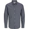 JACK & JONES Jjmatheo Print Detail Shirt L Casual Shirt, Nero, M