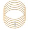 Cetfuro 40 cm DIY Punti Ricamo Cerchio Cerchio di bambù Cerchio Supporto Ago di Legno Strumenti Artigianali
