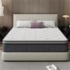 DEWINNER Materasso 140x200 | Altezza 25 cm | Materasso Matrimoniale Ortopedico Ergonomico | Rigidità Media | Materasso Matrimoniale 140x190 Molle Insacchettate
