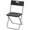 IKEA GUNDE Sedia pieghevole, nero (4)