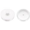 QUARKZMAN 2 Tappi per Vasca in Silicone Bianco 48-50 mm con Maniglia per Lavanderia, Lavello, Doccia, Copertura Lavabo