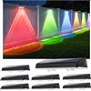 Delaiglow Applique da Esterno Solare Impermeabilità IP67, 8 Pezzi Luce Solare LED Esterno RGB con 8 Modalità Lampade Solari da Esterno per Cortile, Giardino e Recinzione