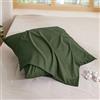 BEDSURE Federe Cuscini 80x80 Cotone - Set da 2, Oeko-TEX, Verde Oliva | Copricuscini Decorativi 100% Cotone, Morbido Anallergico Traspirante, Fodere con Cerniera Nascosta, Lavabili in Lavatrice