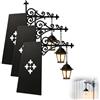 Generico Lanterna per Biblioteca, Luce da Lettura per Libro, Illuminazione Decorativa per Scaffali, Bookshelf Lamp Mini, Lampada da Angolo per Studio in Stile Antico a LED (3pcs)