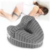 Eirolace Cuscino per dormire sul fianco, cuscino per gambe per dormire, cuscino in schiuma viscoelastica, sollievo dal dolore all'anca, alla schiena e alla sciatica