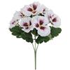 Risveglio Set di 9 fiori artificiali del pensiero del pensiero per esterni e interni, con protezione UV, adatti per prato e patio